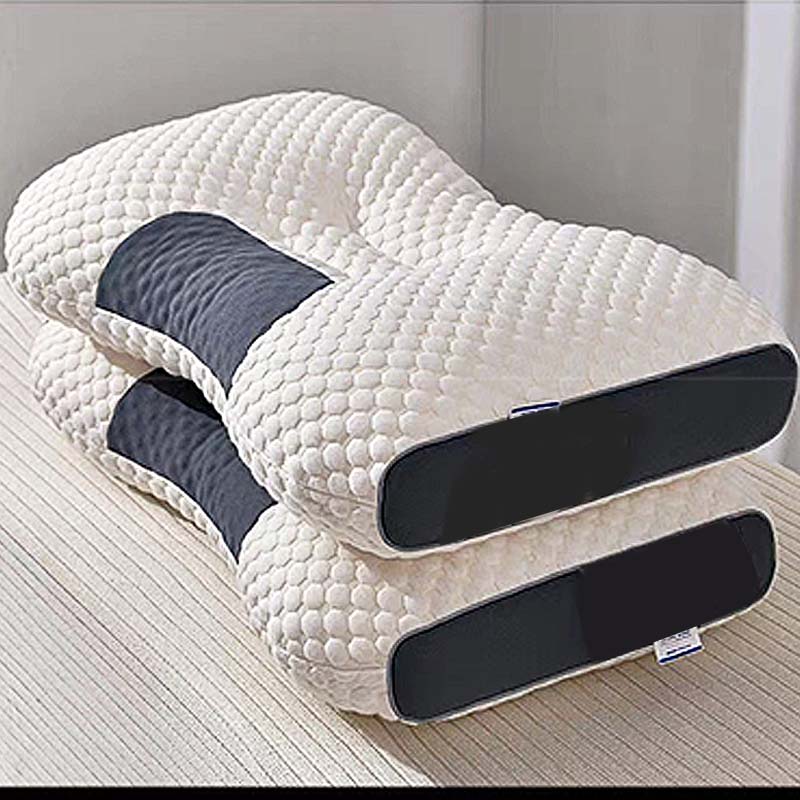 3D Neck Pillow Star Hotel Cervical Pillow Massage Pillow SPA Pillow Single Fiber Pillow Core Cervical Pillow Sleeping Pillow