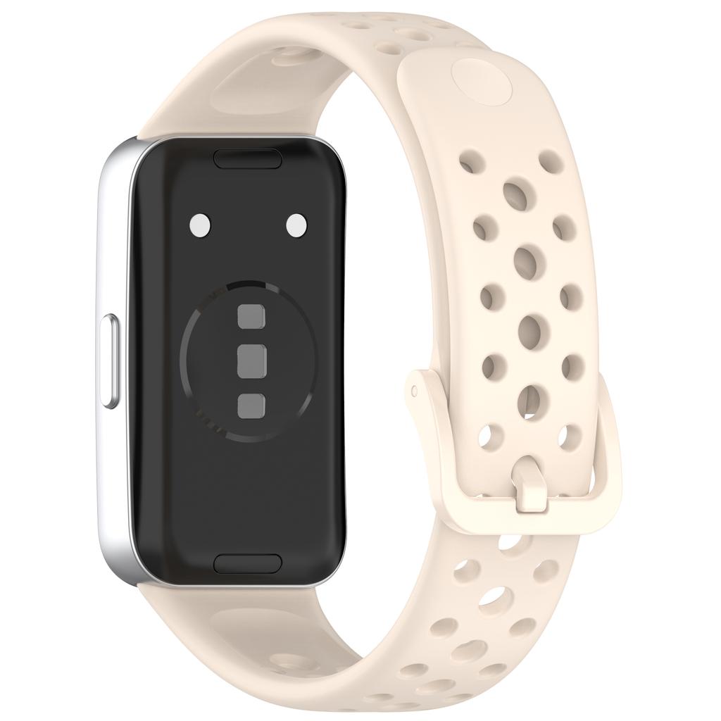 Силиконовый ремешок для Huawei Band 10/10 NFC/9/9 NFC/8/8 NFC, дизайн с множеством отверстий, ремешок для смарт-часов