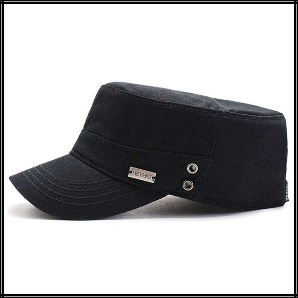 Белый Клык Военная Кепка Логотип Шляпа Спорт Гольф CA572 Мужская Женская (черный)