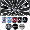 4 шт. 56 мм Декоративные наклейки на центральные колпачки дисков для Mercedes Benz AMG A B C E G CLASS CLA W211 W203 W204 W210 W124 W205