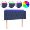 VidaXL LED Headboard Bedroom Furniture Single Bed Accessory Headboard Bed Frame Interior Blue 3123568