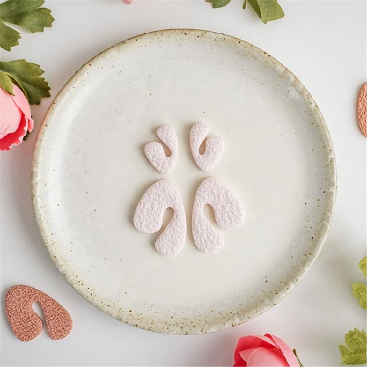 Acrylics Clay Texture Roller for Earrings Making Clay Modeling Pattern Roller Clay Rolling Pin for Clay Earrings