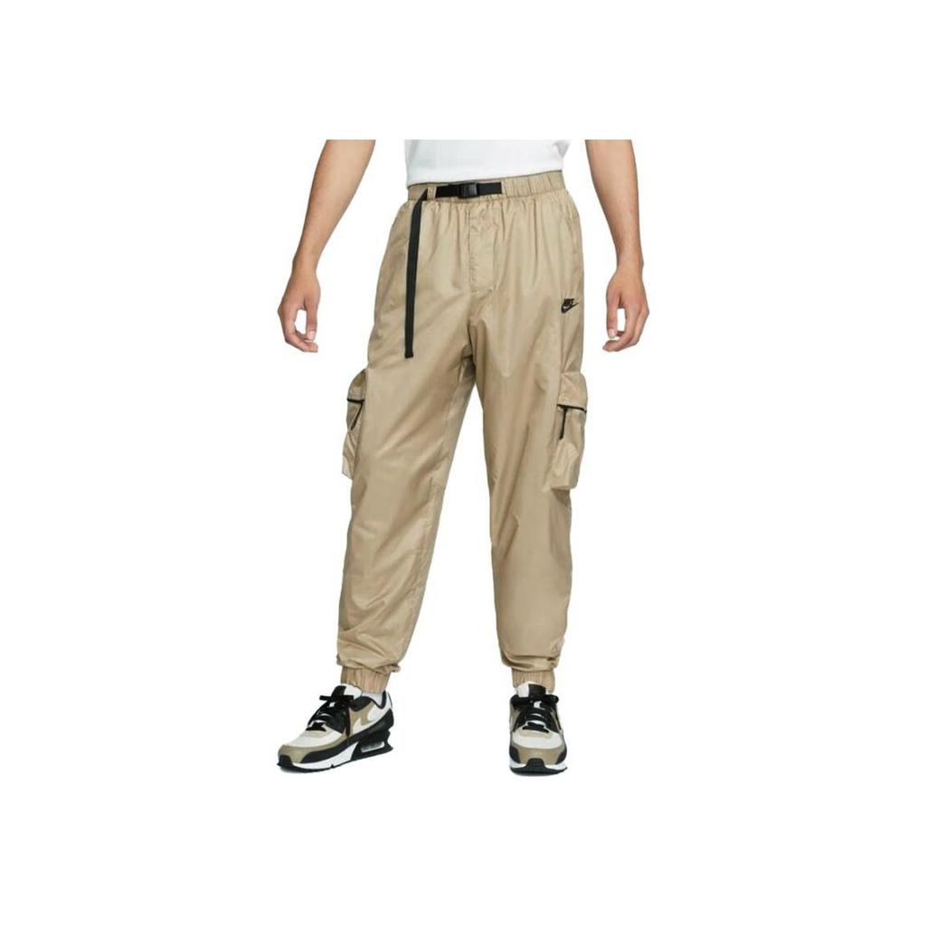 Nike Breathable Loose-Fit Joggers Men Bottoms Khaki FB7912-247