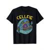 Vibrant Cell Fie Funny Science Biology Graphic Tee - Soft, Breathable, Comfort Fit, Versatile, Athletic Style, Short Sleeve