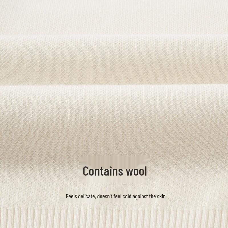 GIOVANNI VALENTINO Women's 30% Wool Blend Crew Neck Knit Sweater