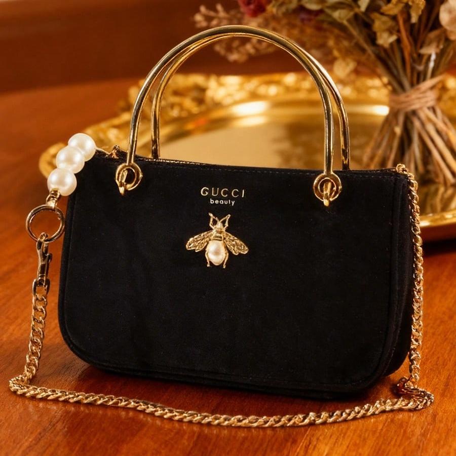 Gucci Роскошные женские сумки, клатч для женщин с шикарным дизайном, вместительное отделение для косметики и предметов первой необходимости, идеально подходит для гала-вечеров и вечерних мероприятий