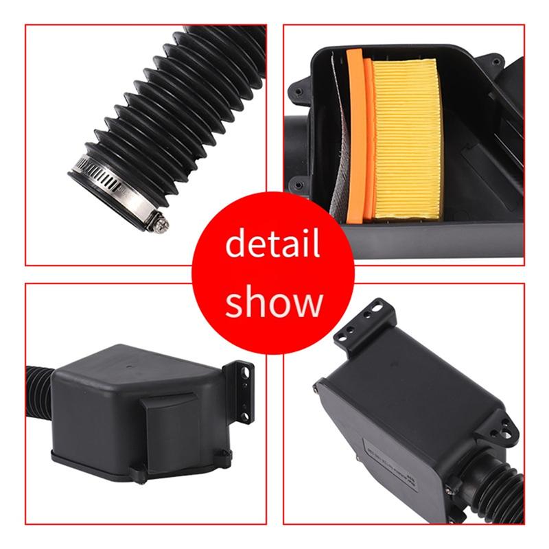 A03E-New ATV Air Filter Box Intake Cleaner Bend Filter Compatible With GY6 150Cc Engine 4-Wheel ATV Go Kart Scooter Moped