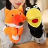 New Funny Glove Crow Foxes Plush Hand Puppets Soft Stuffed Cartoon Telling Learning Funny Accompany Toy Kids Birthday Gift