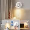 LED Wall Sconces Light Touch Control Wall Lights Rechargeable Indoor Wireless Spotlights Magnetic Rotatable Cordless Wall Light