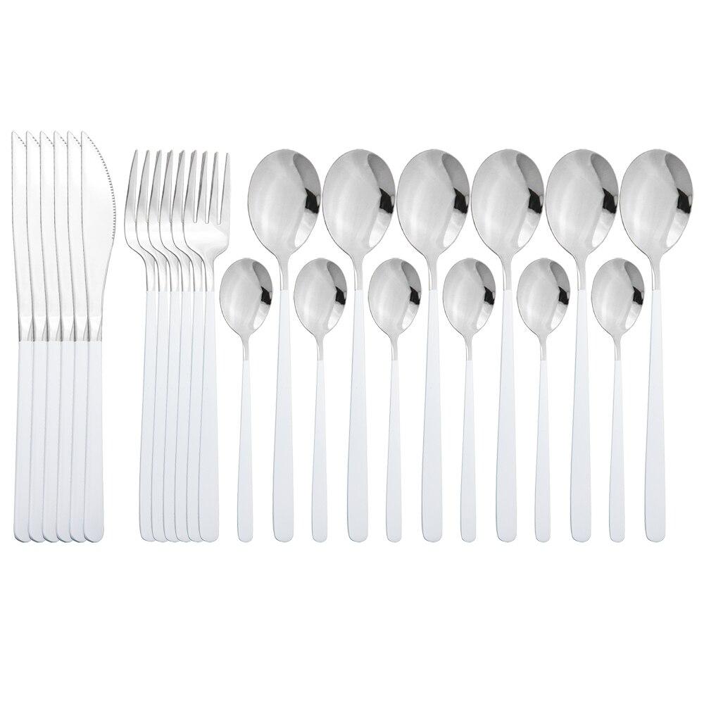 Набор столовых приборов из розового золота 18/10, набор столовой посуды из нержавеющей стали, 24 шт./компл., ножи, вилка, ложка, набор столовых приборов, набор кухонной посуды