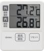 Digital Wall-Mounted Thermometer, Indoor/Outdoor, Ivory