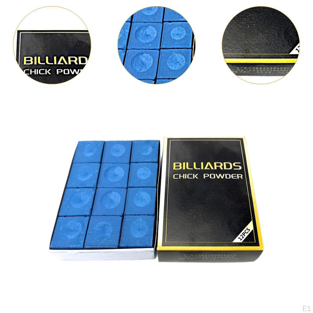 12 шт. Мелки для бильярдного кия, аксессуары для бильярдного стола