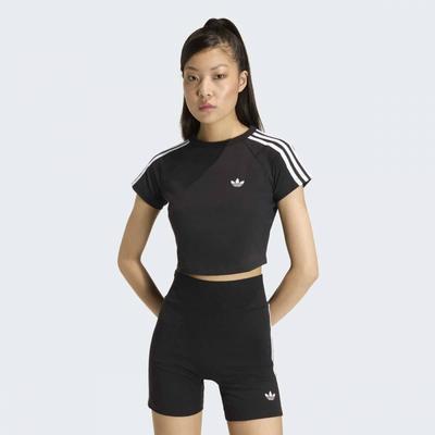 Baby Tee Crop Slim Fit Black Kg3700