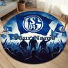 Sport Icon Custom Name Round Area Rug Carpet Rug For Living Room Bedroom Sofa Playroom Decor Nonslip Floor Mat