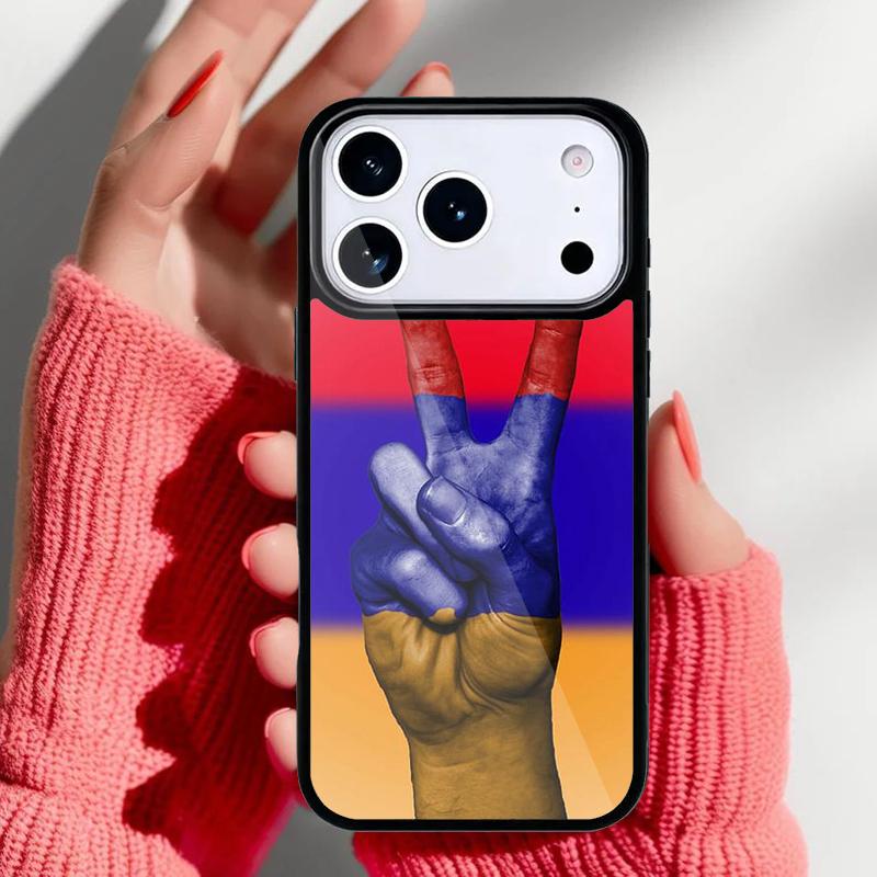 Чехол для телефона с флагом Армении и армянами для iPhone 17 16 15 14 13 Pro Max Задняя крышка для 12 11 Pro Coque