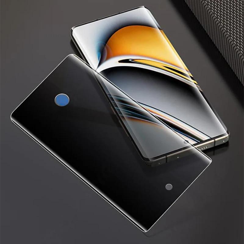3D Изогнутое УФ Защитное Стекло с защитой от подглядывания для Redmi Note 13 Pro Plus Защитная Пленка для Экрана для Redmi Note 14 15 Pro+ Plus