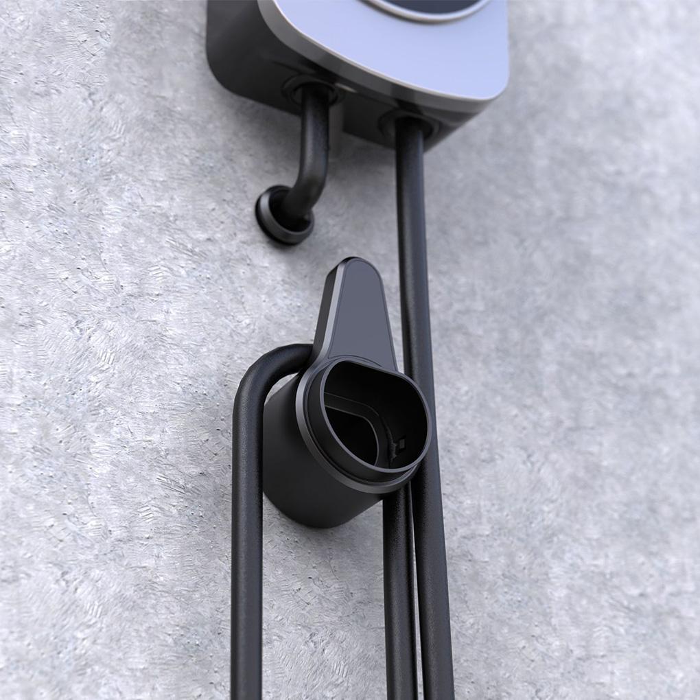 Док-станция для зарядного устройства электромобиля Тип 2, кабель для зарядки, дополнительная защита, портативный настенный органайзер для зарядного кабеля