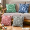 Retro Pattern Cushion Cover Soft Short Plush Pillow Cover Smooth Cozy Texture Aesthetic Cushion Case Home Decor