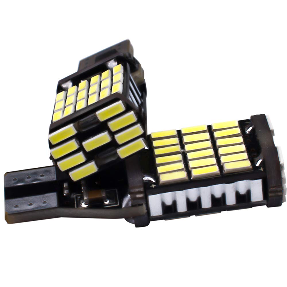 XADMIN Светодиодная лампа заднего хода, Лампа T15 / T16 W16W, CANBUS 45 рядов 4014 SMD