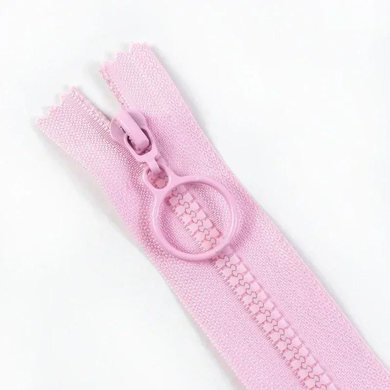 5/10/20 шт. Meetee 25/60 см 3# Пластиковые молнии Открытый/Закрытый конец Молния для одежды Сумок Кольцо-бегунок Молния Одежда Швейные аксессуары