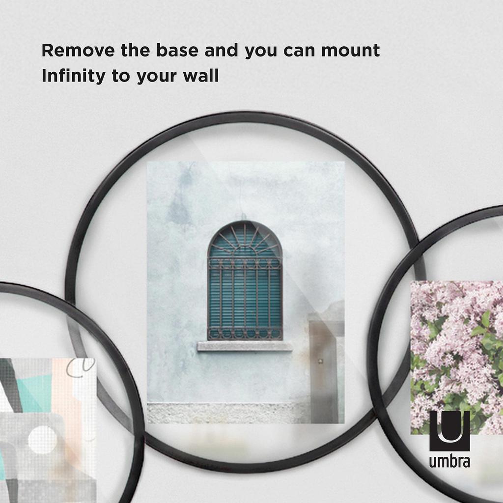 Umbra Photo Frame, Photo Display, Photo, Postcard, Art, Round, Circular, Wall Hanging, 2L Size (5x7cm), Korean Interior, Infinity, Umbra, 21012272040,