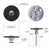 WLR Universal Racing Engine Bonnet Flush Plus With Key Hood Pin Latch Kit For Honda Civic WLR-HPL41