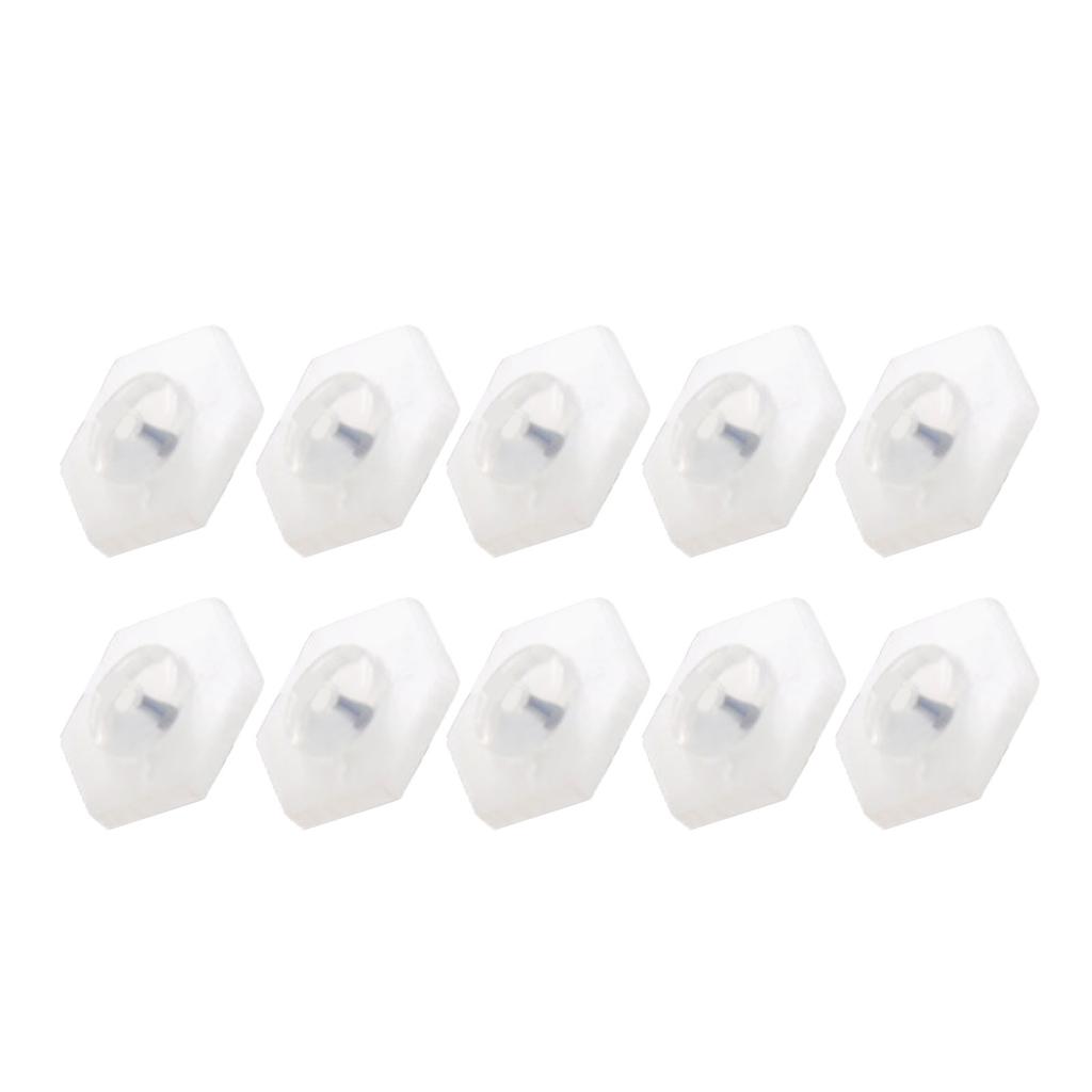 Прозрачные стабилизаторы для серег Акриловые заглушки для ушей Прозрачные силиконовые фиксаторы для серег для задников серег Мочка уха