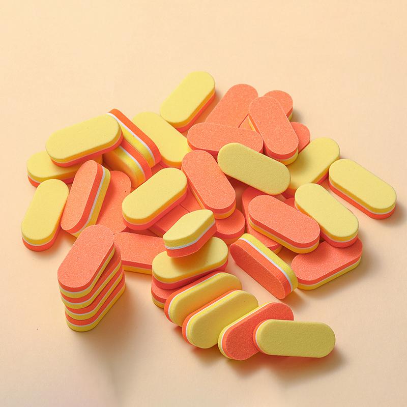 10Pcs Professional Mini Sponge Nail Art Buffer Sandpaper Manicure Sanding Polishing Nails File Grinding Equipment Tool