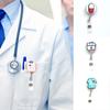 Medical Treatment Badge Reel Clip Retractable Keychain Doctor Nurse Clip ID Card Badge Holder