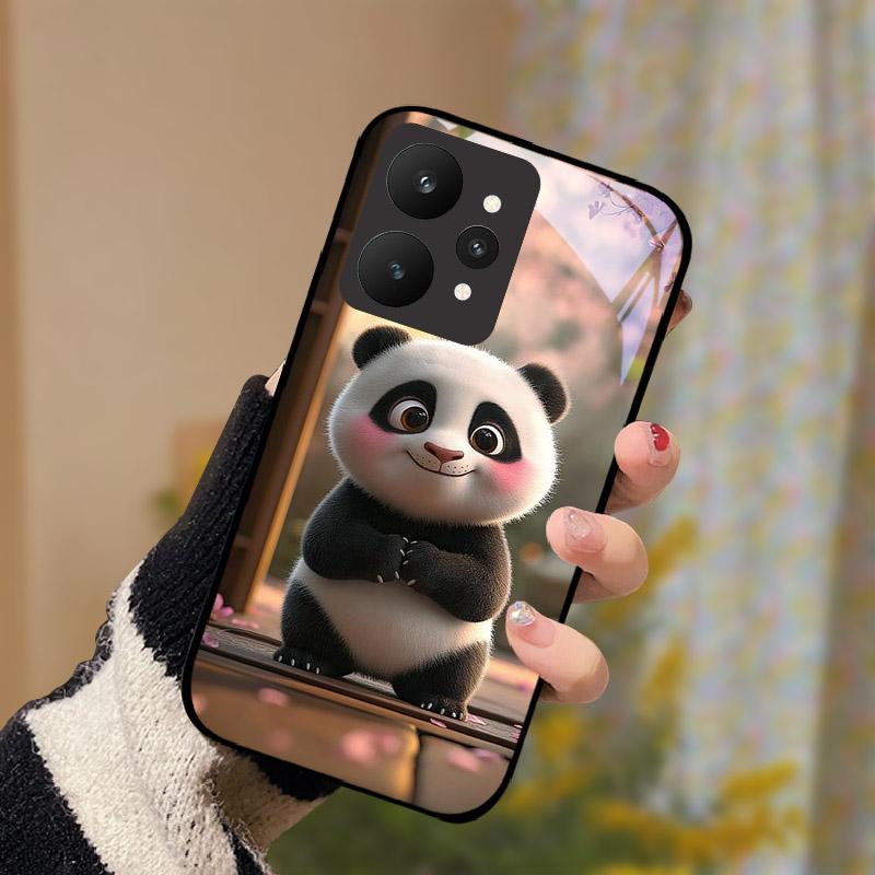 Роскошный Чехол из Закаленного Стекла Для Realme 15 5G RMX5106 RMX5105 Чехол для Телефона Полностью Защитный Ударопрочный Корпус Fundas Мультяшный Capa