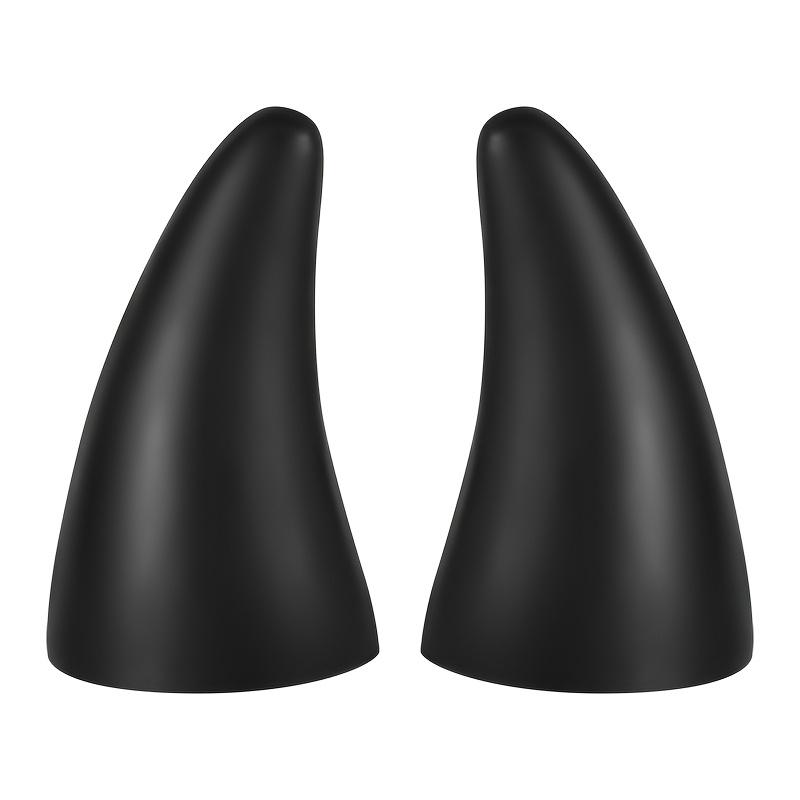 Автомобильная Эластичная 3D Наклейка Рога Дьявола Декор Бампера Анти-Столкновение Большие Рога Дьявола для Мотоцикла Велосипеда Лыжных Шлемов