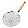 304 Нержавеющая сталь Ложка-сито с деревянной ручкой Сетчатое сито для приготовления пищи Диаметр 30 см /