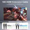 Удлинительный кабель HDMI2.2 16K 8K, HDMI Male to Female Extender, 16K@60Hz 10K120Hz 4K240Hz, Ультравысокая скорость 96 Гбит/с Для Blu-Ray Ноутбука PS5 Xbox Плеера HDTV