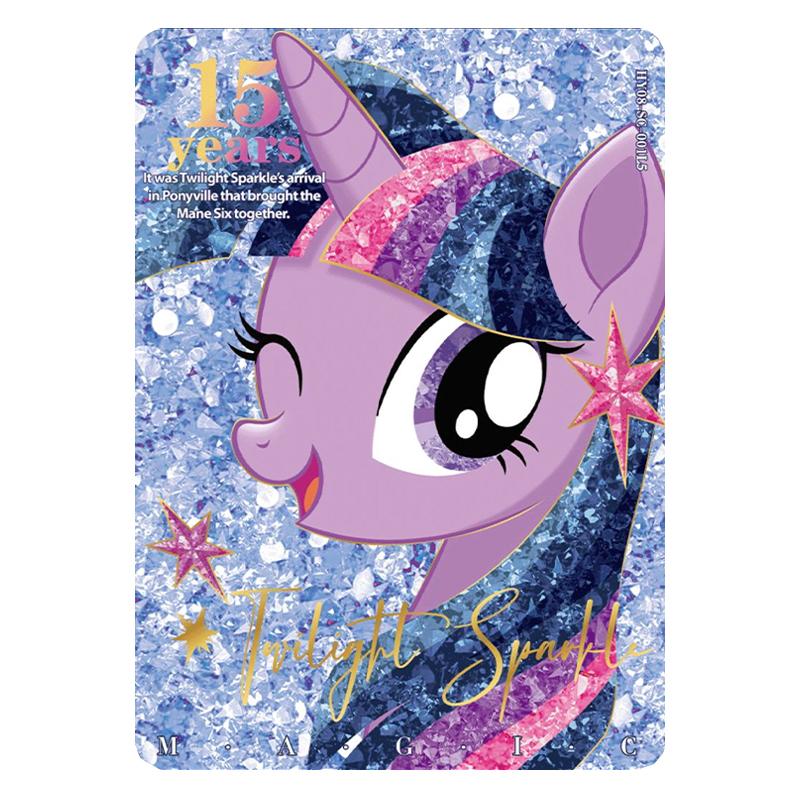 Genuine My Little Pony Card Friendship Eternal 6 7 8 Huiyue Series SC SLR SGR UR Cute Princess Anime Collectible Cards Toy