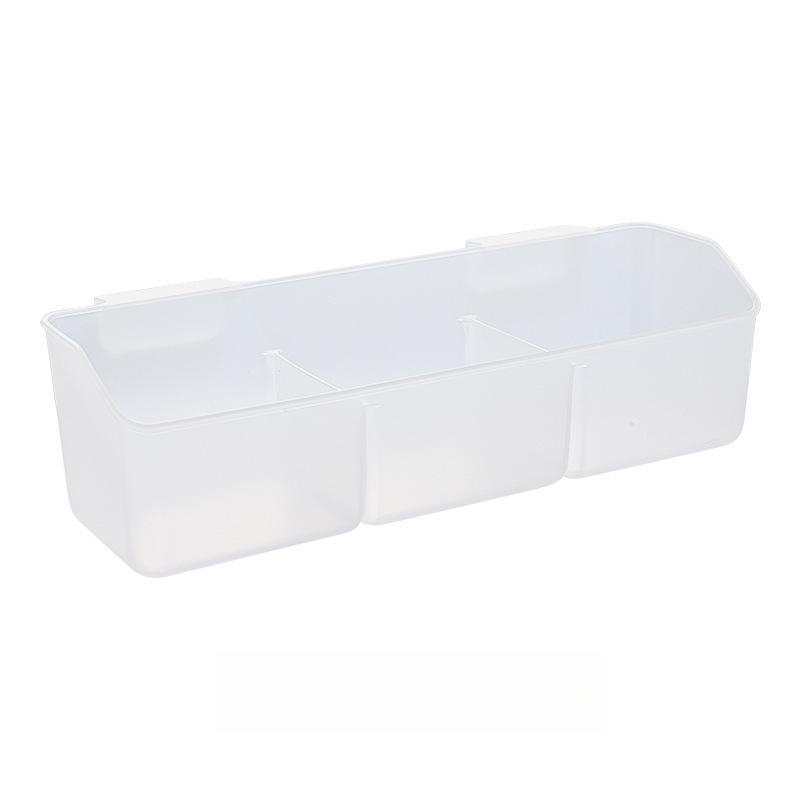 Cabinet Door Hanging Basket Wall Mount Kitchen Organizer Drawer Door Storage Box With Dividers Multi Compartment Storage Tray