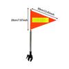 Flag with Pole, for Golf Carts, Adults And