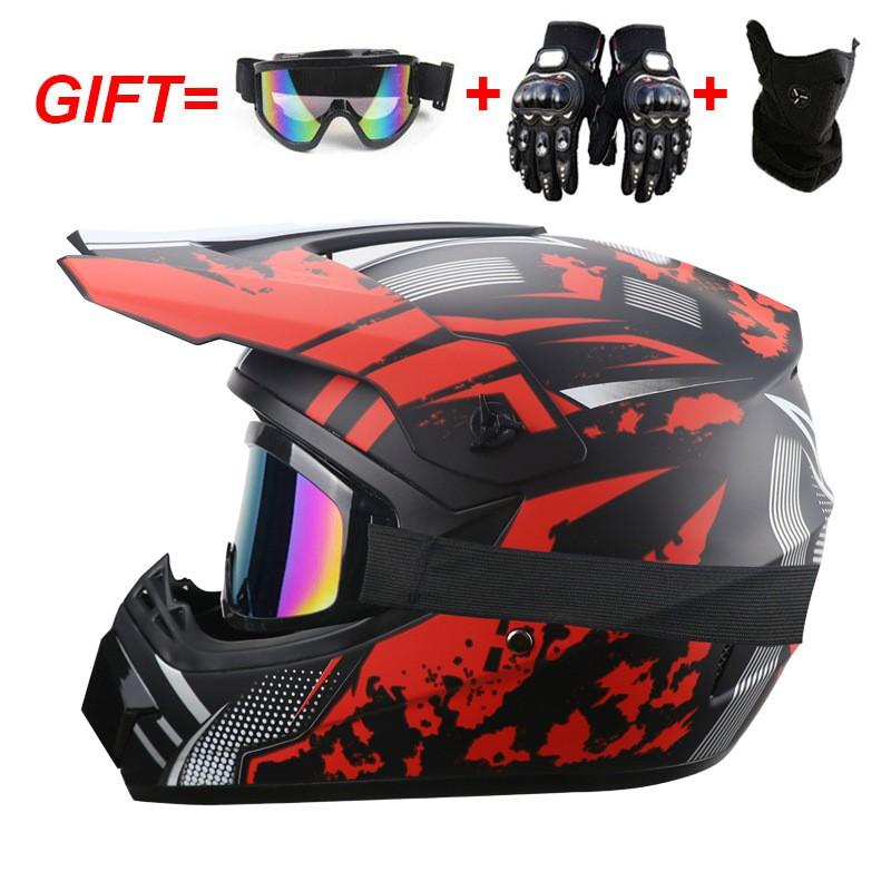 Full Face Mountain Bike Helmet Downhill Cycling Youth Adult ABS Safety Gear In 4 Storm Colors