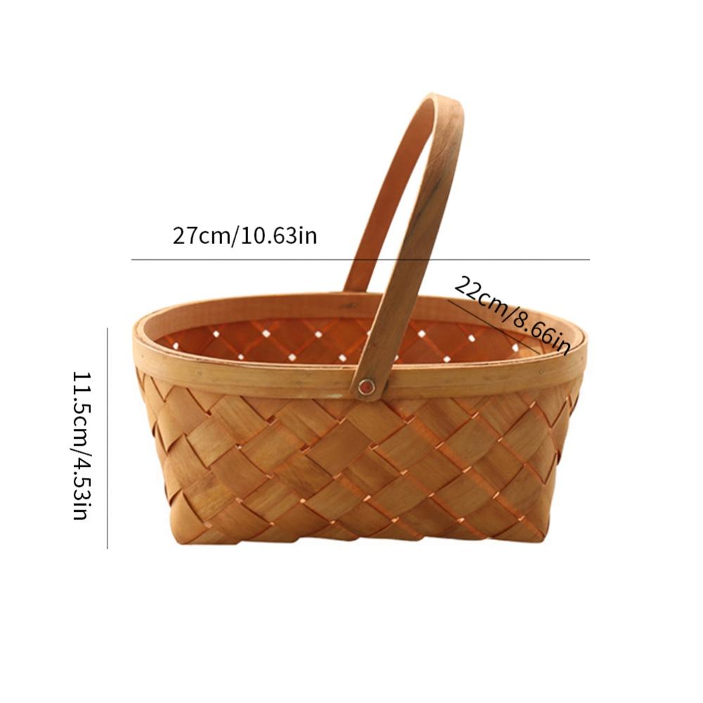 Bread Basket Basket Organizer Hand Woven Storage Basket Fruit Basket