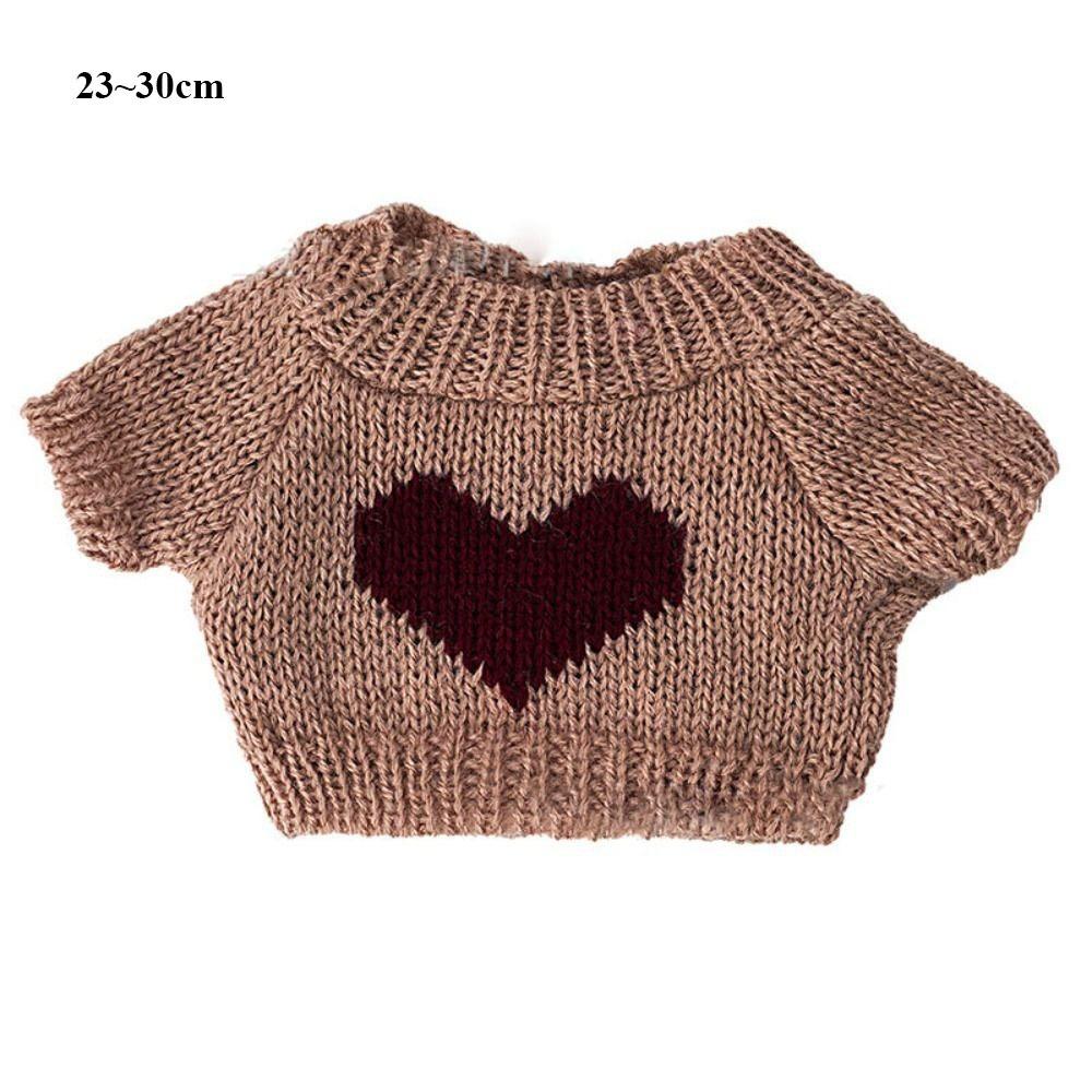 Модное вязаное пальто Зимние свитера Наряды 20 см Хлопковая кукла/Куклы-айдолы/23~30 см Куклы