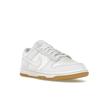 Nike Кроссовки женские Dunk Low Next Nature Football Grey Gum White Gum-Light-Brown FN6345-100
