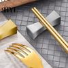 Space-saving Chopstick Rack Holder Stainless Steel Fork Spoon Cutlery Compact Stand Easy to Clean for Home Kitchen Elegant And