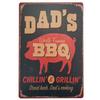 Vintage BBQ Metal Sign Funny Grill Master Party Tin Poster Wall Art Plaque for Home Kitchen Garden Barbecue Supplies