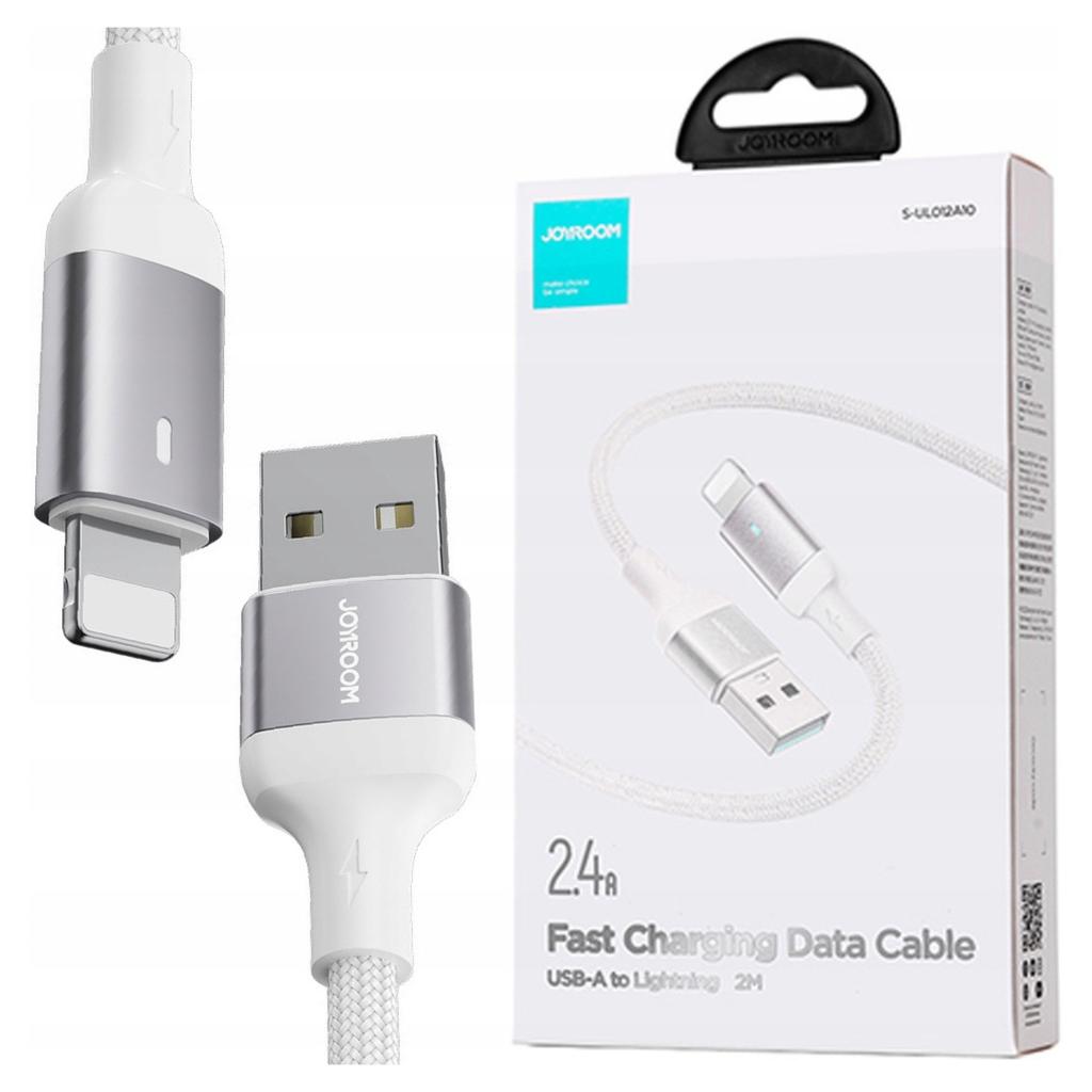 Cable To Usb-A / Lightning / 2.4A / 2M Joyroom S-Ul012A10 (White)