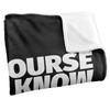 Looney Tunes Bugs Bunny & Daffy This Means War Blanket