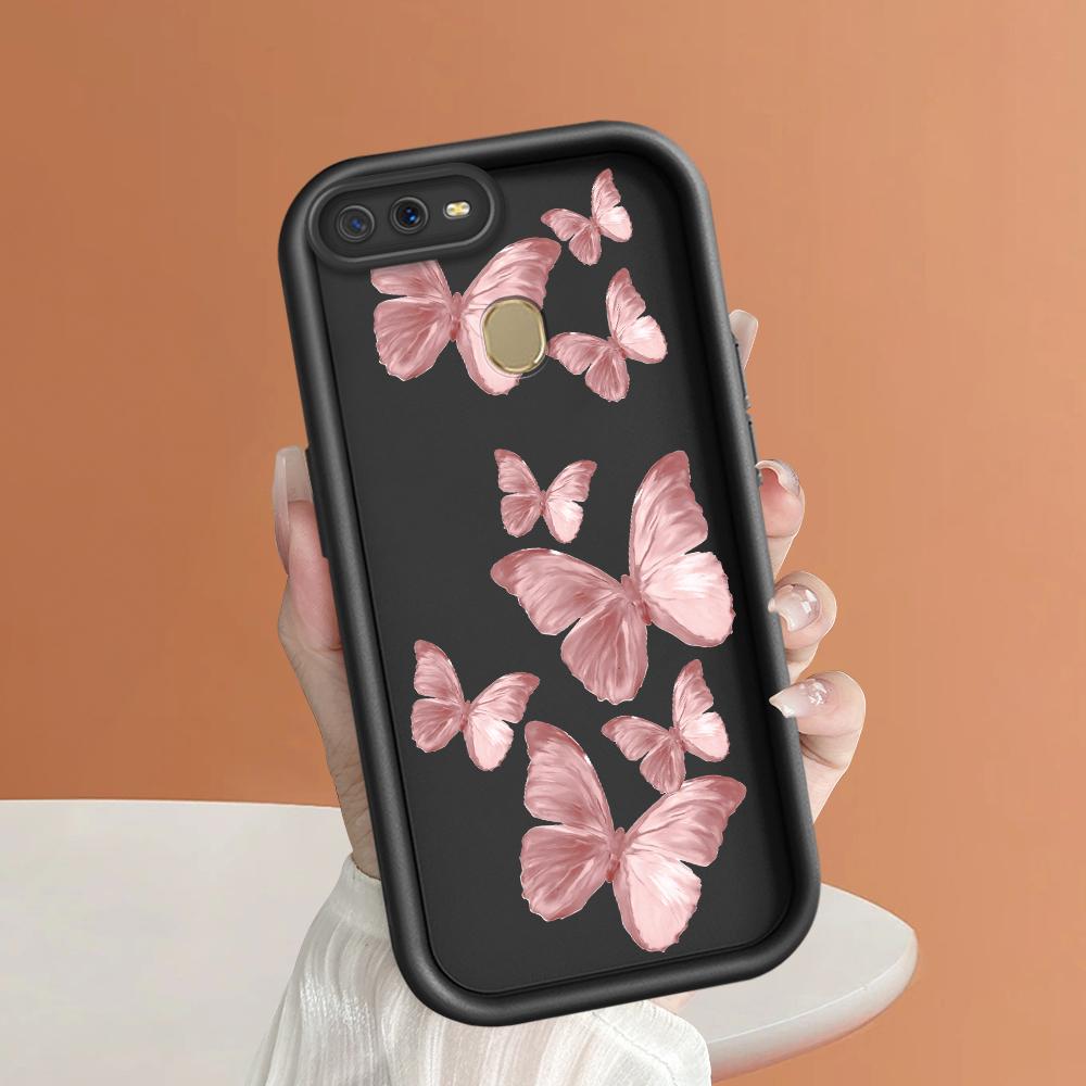 Мягкие силиконовые квадратные лестницы с мультяшным узором, полное покрытие, защита камеры, противоударный чехол для OPPO Reno Realme OnePlus