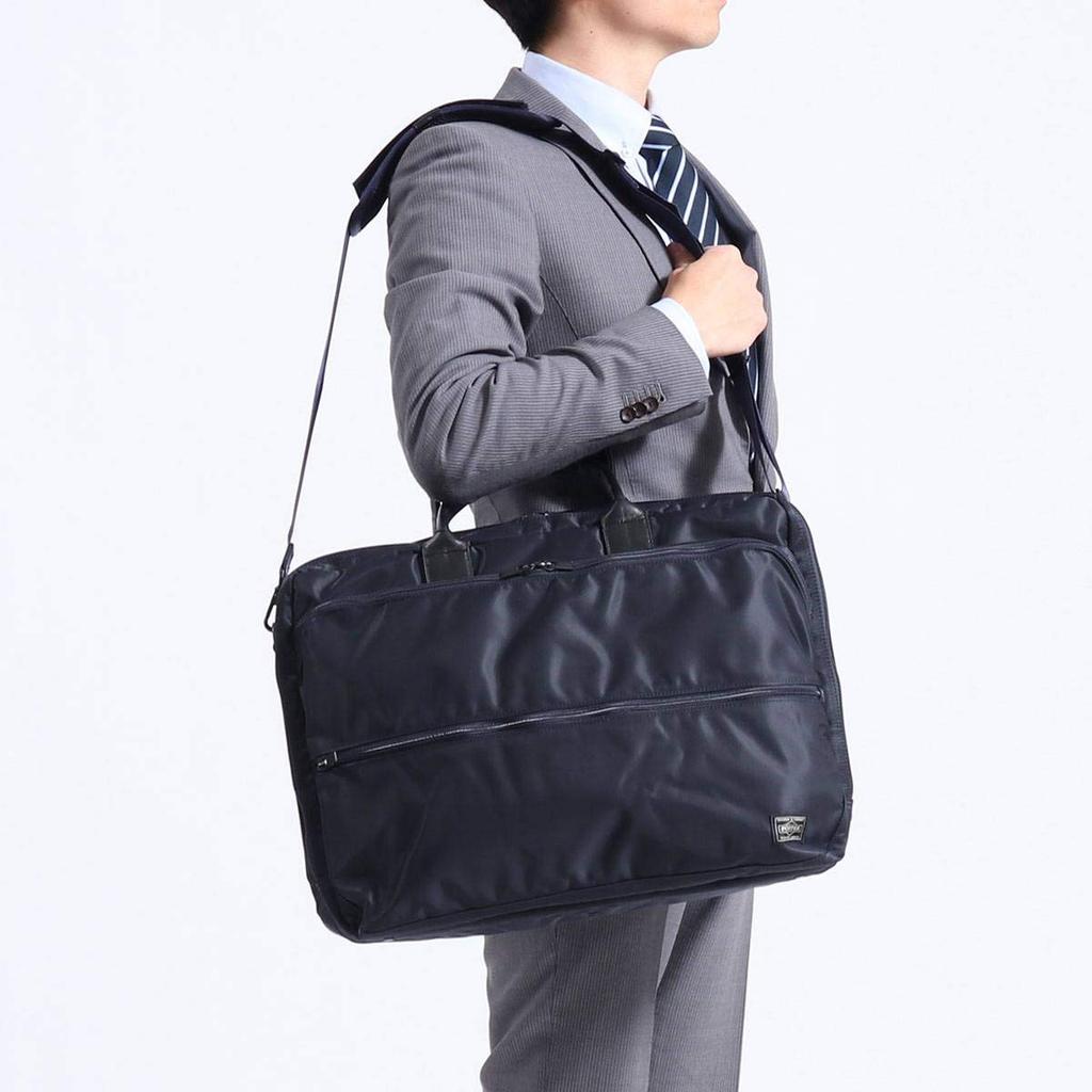 Porter TIME 2WAY OVERNIGHT Деловая сумка [Porter] ПОРТФЕЛЬ(L) 655-08294 Черный/10