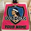Custom Name Colo‑Colo Flannel Blanket, High Quality Comfortable for All Seasons, Home Decor, Warmth and Comfort