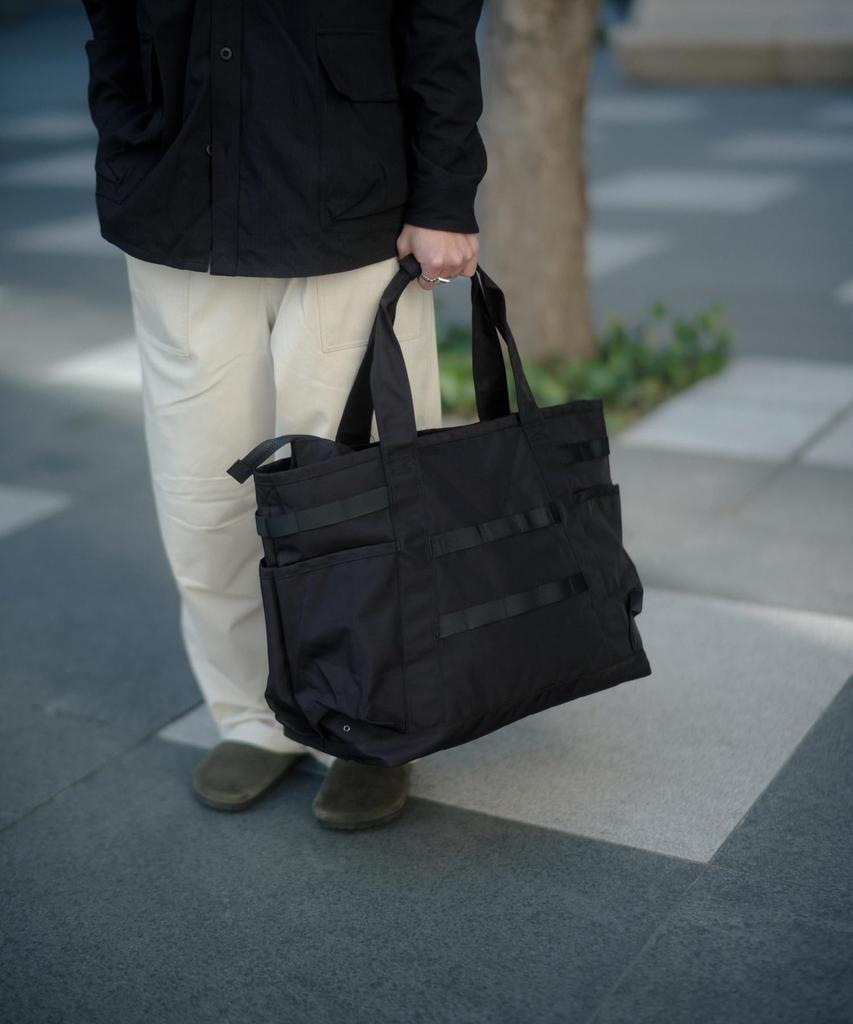 Snow Peak Recycled Cordura Tote Bag Tote BLACK One BB-26SU002 Bag, Handbag, Bag, Men's, Women's,