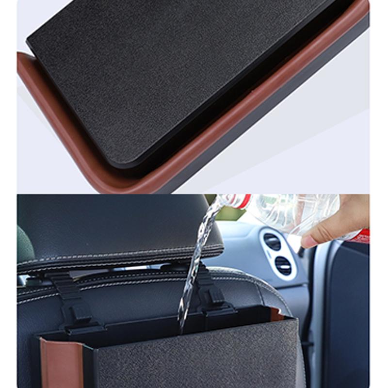 Foldable Car Garbage Can Storage Bucket Multifunction Waterproof Umbrella Water Cup Snack Storage Box Auto Interior Accessories