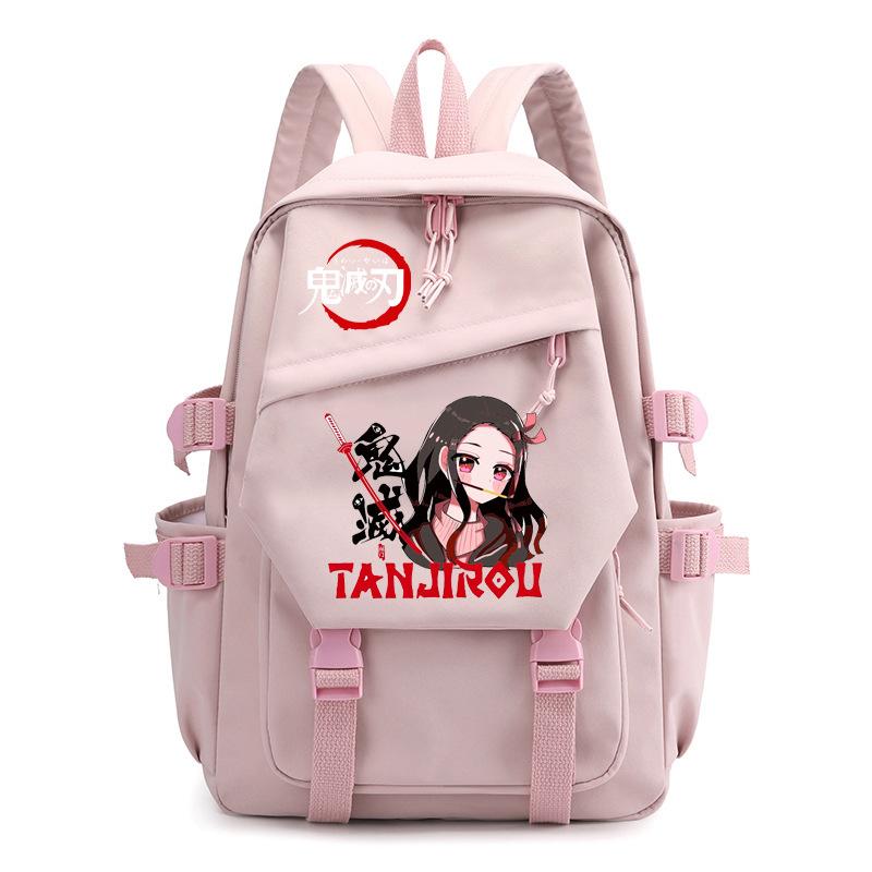 Japan cartoon comics Demon Slayer Instagram Backpack, Japanese Retro Style, Large Capacity Student Backpack 0016 KTB